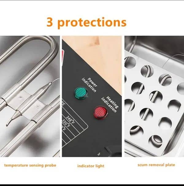 Single Electric Deep Fryer 6L French Fries Electric Frying Machine 5