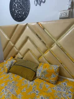 Turkish King Size Bed' Slide Wardrobe Big Dressing Table, With Metress