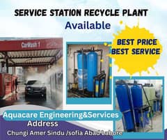 Service Station Carwash Water recycle plant , Carwash plant