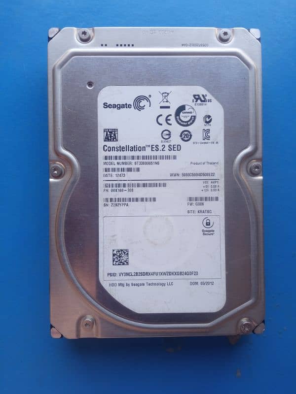 Seagate 3tb hard disk for sale 0