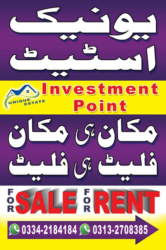 3 ROOM LEASED FLAT MAIN 150FT ROAD FACING IN SECTOR 11A NEAR POWER HOUSE CHOWRANGI NEW BUILDING 5