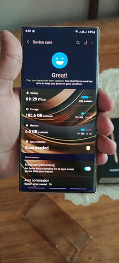 Samsung Mobile Note 20 Ultra 5G Official Pta approved
