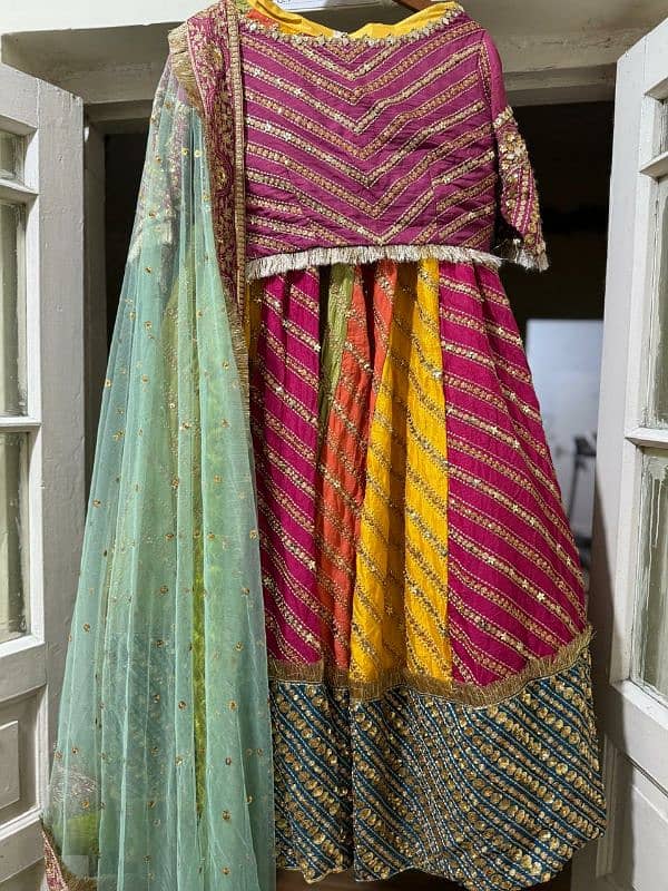 Bridal Mehndi Designer Dress - Rs 5000 off 5