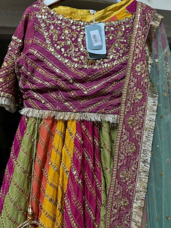 Bridal Mehndi Designer Dress - Rs 5000 off 8