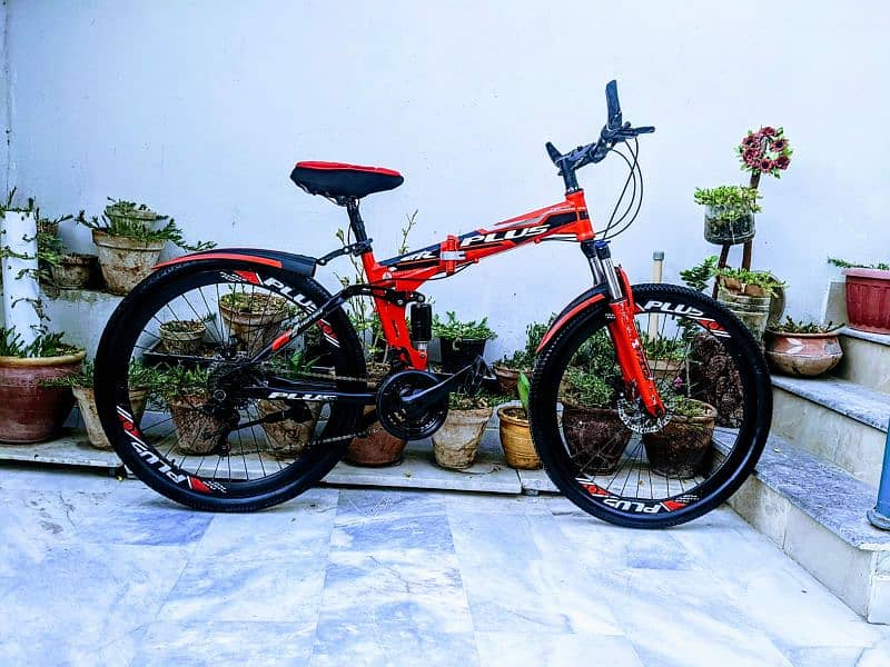 Full size original American imported foldable cycle with double gears 0
