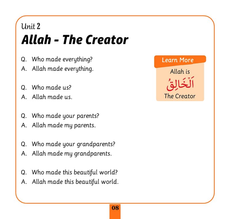 All About Islam Year 1 Pre-Primary Learn Islam for Kids | Bookmark 2