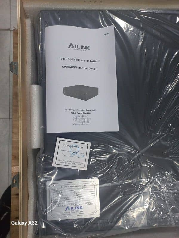 AlLink Lithium Battery 51 v 100ah 6
