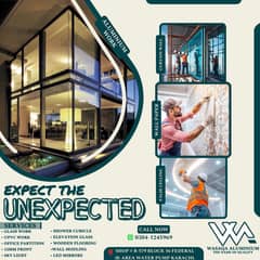 ALUMINIUM & GLASS WORKS SERVICES WINDOWS Roller blinds,Openabel Work