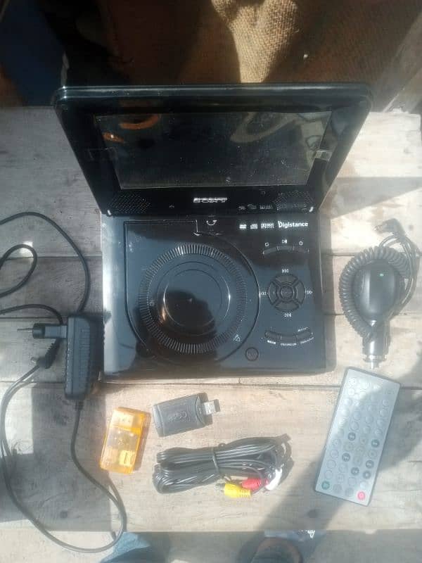 7inch portable DVD player cprm 3
