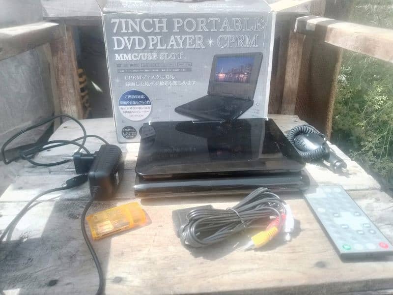 7inch portable DVD player cprm 7