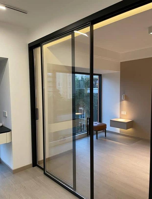 ALUMINIUM DOOR , TEMPERED GLASS DOOR ,STAIRS GLASS , BALCONY GLASS ETC 5