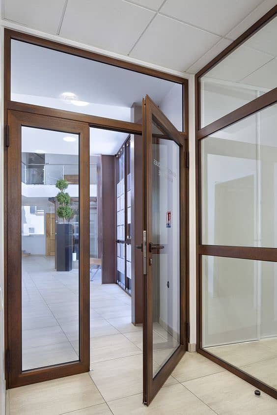 ALUMINIUM DOOR , TEMPERED GLASS DOOR ,STAIRS GLASS , BALCONY GLASS ETC 8
