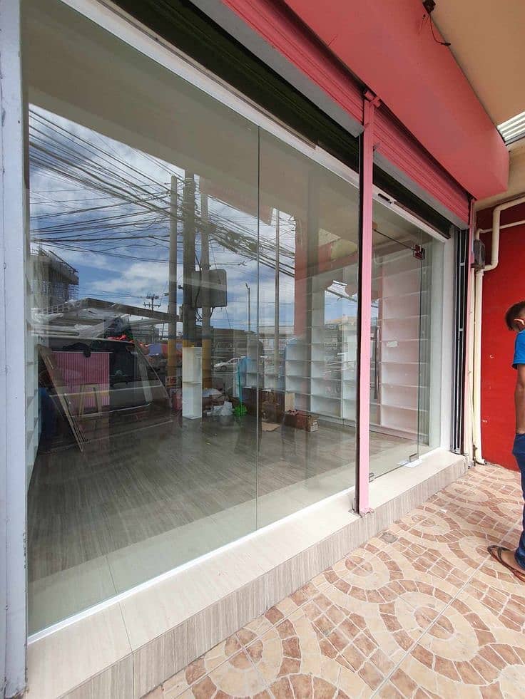 ALUMINIUM DOOR , TEMPERED GLASS DOOR ,STAIRS GLASS , BALCONY GLASS ETC 17