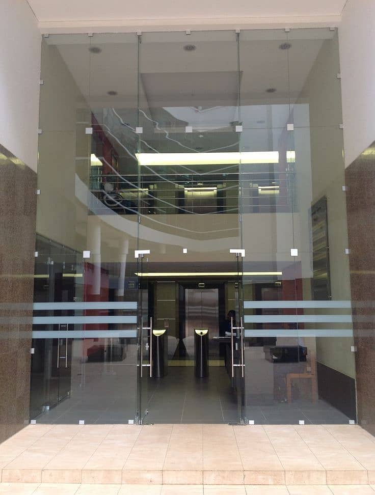 ALUMINIUM DOOR , TEMPERED GLASS DOOR ,STAIRS GLASS , BALCONY GLASS ETC 18