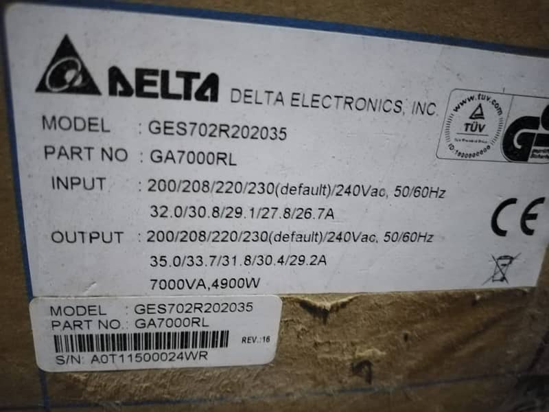 UPS Delta On Line UPS 0