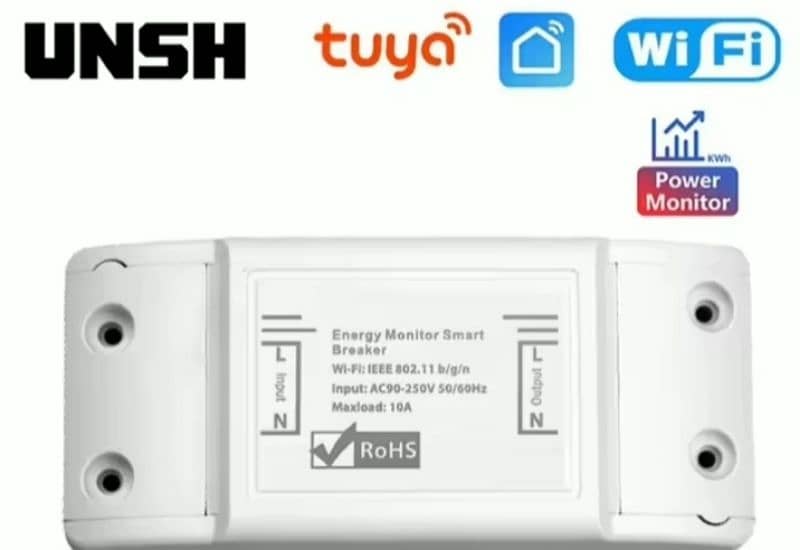 10A Smart WiFi Switch – Voltage Protection & Power Monitoring 0