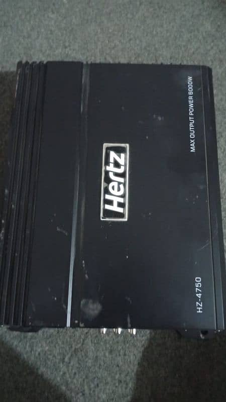 HZ4750 Hertz 4-Channel 6000W Max  Amplifier 0