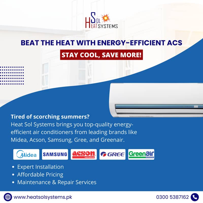 Midea 1.5 Ton Ac & Dc Inverter Heat and Cool Midea Air Conditioner 0