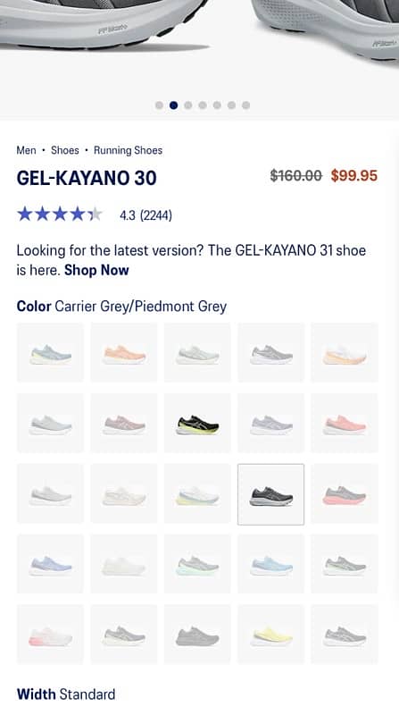 asics Gel Kayano 30 5