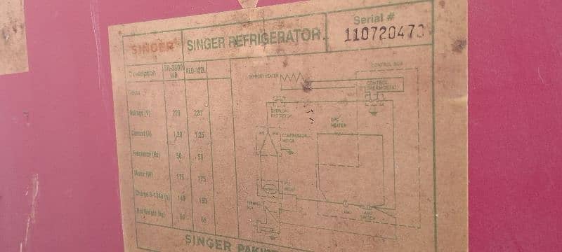 fridge for sale in good condition . 9