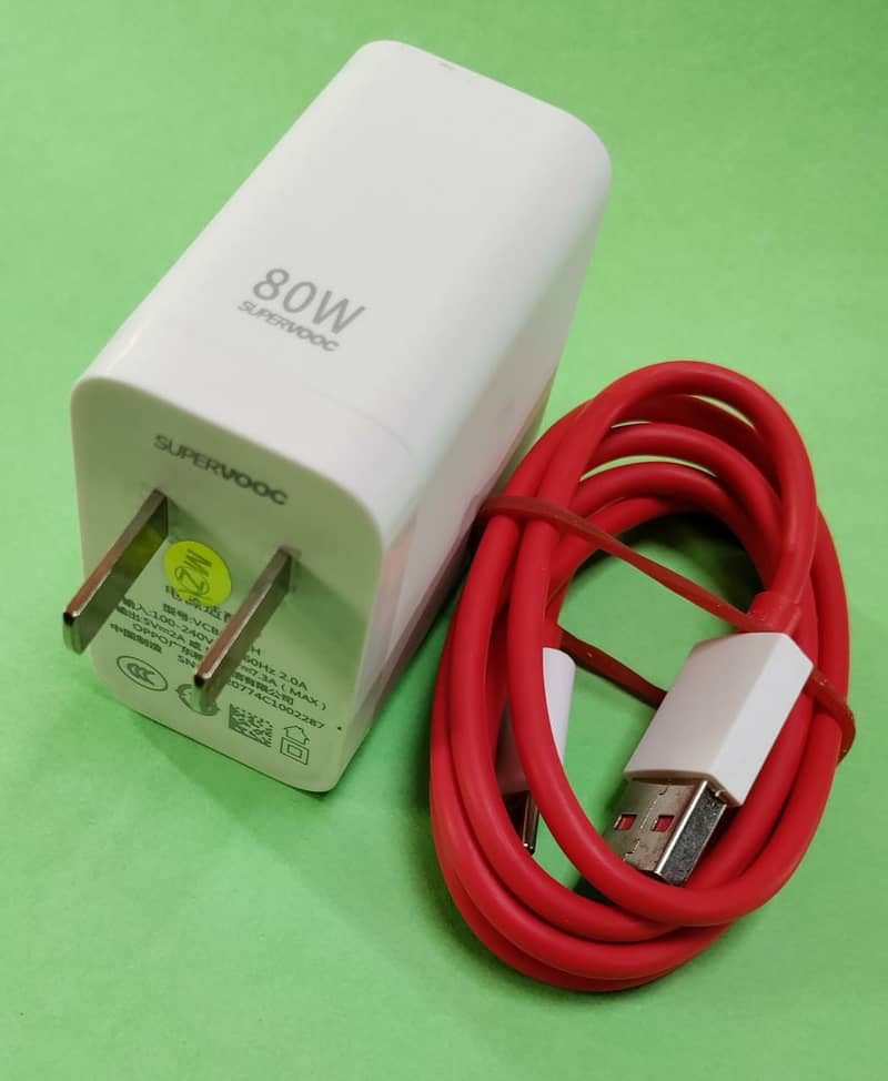 OnePlus charger 80w with cable 10 pro model 100% original box pulled 0