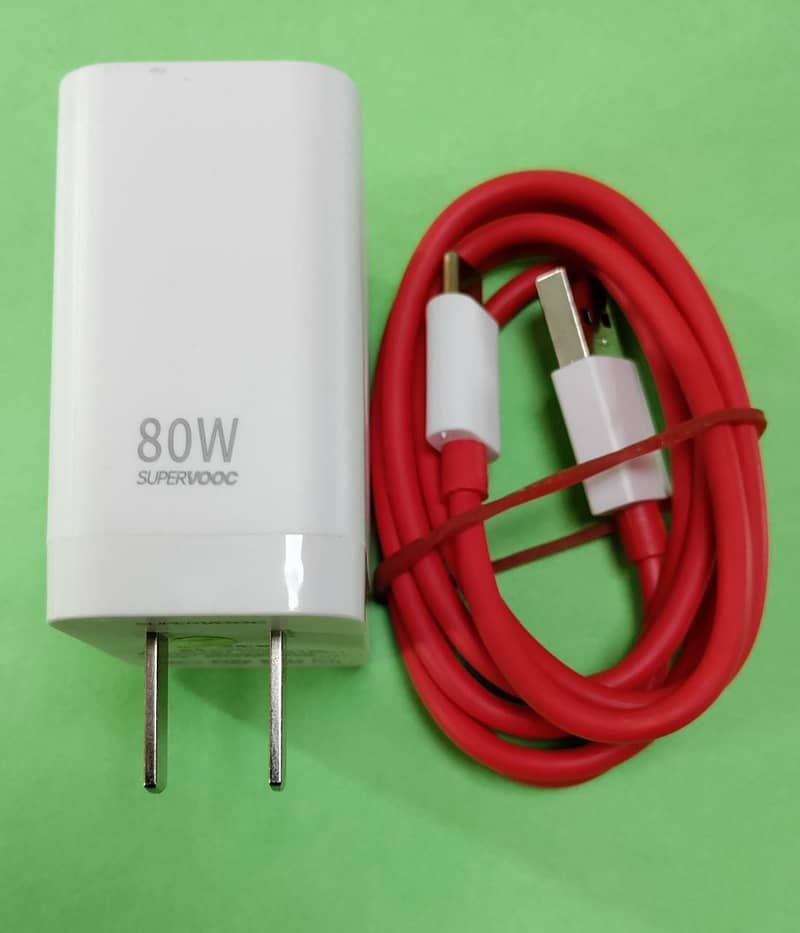 OnePlus charger 80w with cable 10 pro model 100% original box pulled 1