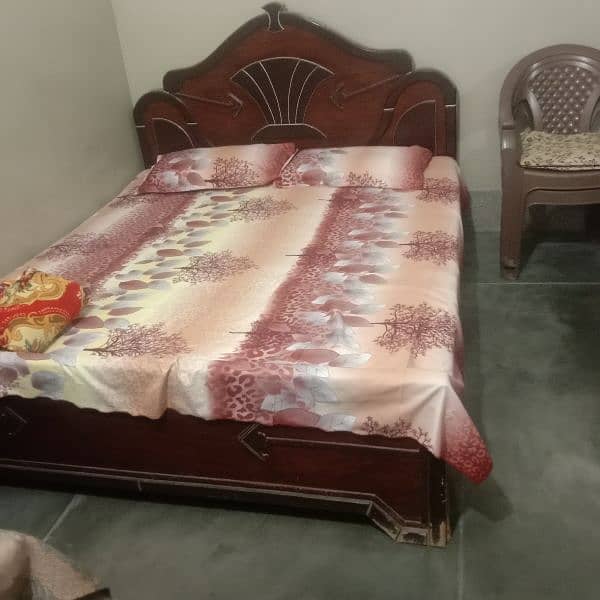 Double bed dressing side table 1