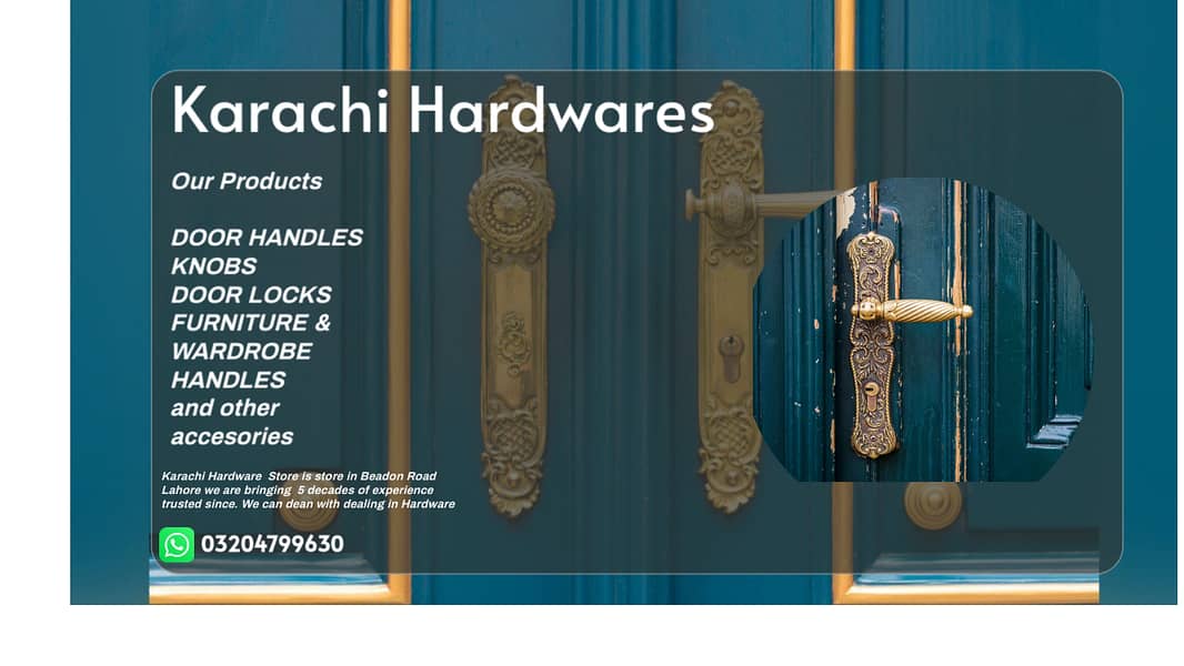 Door handle lock / Turkish door lock / Handle lock / Fancy door lock 0