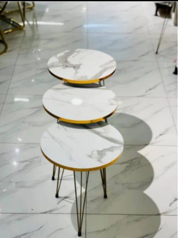 3 tables nesting tables set,home tea and coffee tables 3
