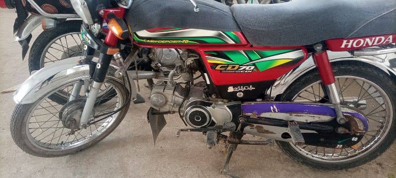 CD 70cc model 22 for sale and exchange with Honda CG 125 model 2020.21 2