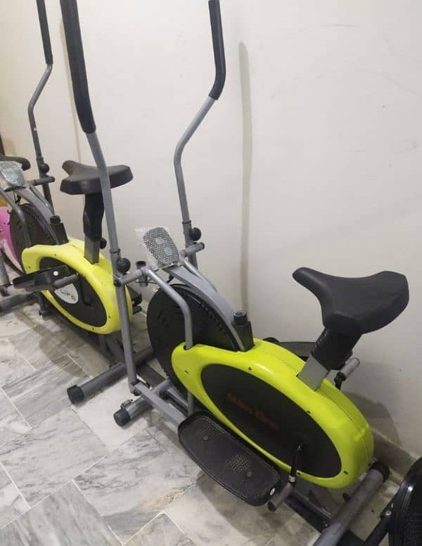 exercise cycle elliptical machine cross trainer magnetic upright bike 4
