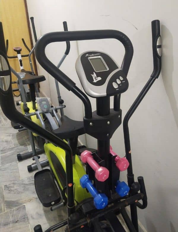 exercise cycle elliptical machine cross trainer magnetic upright bike 5