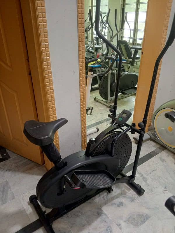 exercise cycle elliptical machine cross trainer magnetic upright bike 8