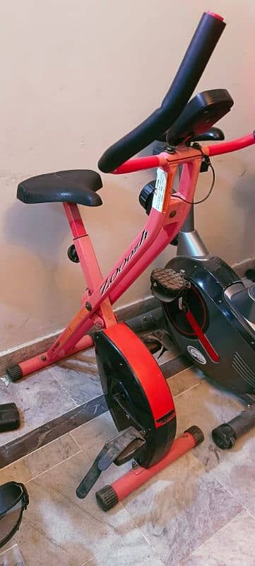 exercise cycle elliptical machine cross trainer magnetic upright bike 15