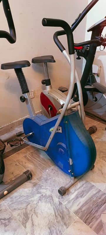 exercise cycle elliptical machine cross trainer magnetic upright bike 16