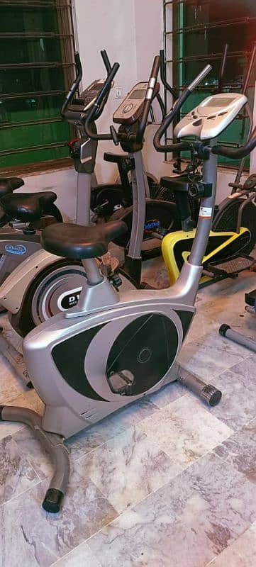 exercise cycle elliptical machine cross trainer magnetic upright bike 17