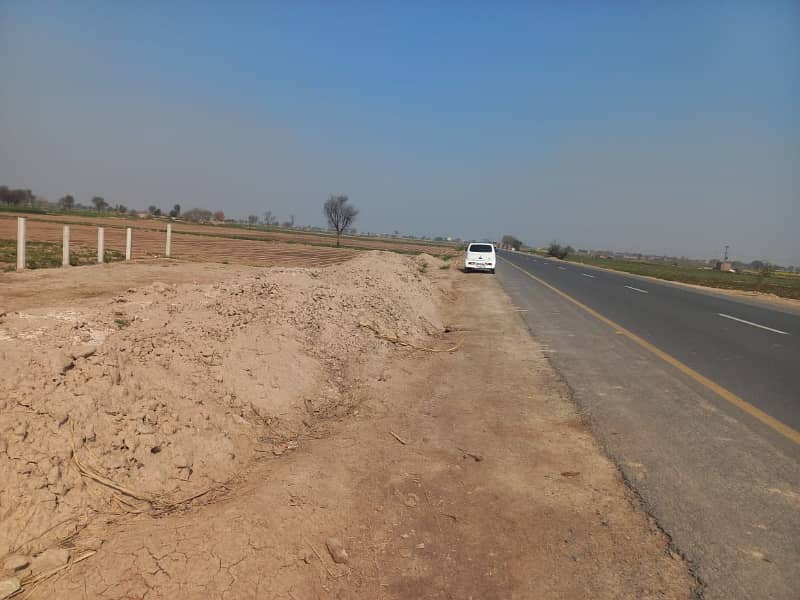 11 Marla residential plot for sale in sahiwal -Faisalabad road 3