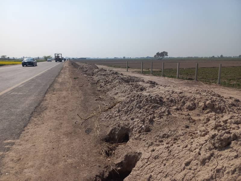 11 Marla residential plot for sale in sahiwal -Faisalabad road 5