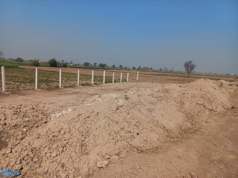 11 Marla residential plot for sale in sahiwal -Faisalabad road 6