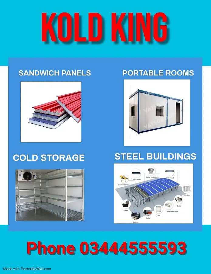 Pu sandwich Panel, Eps Sandwich Panel, Cold Store, Insulated Panel 4