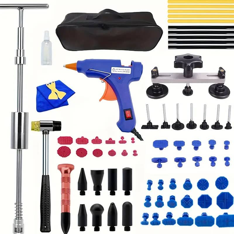 77 Pcs, Complete Car Dent Repair Kit - Paintless Scratch Removal 5