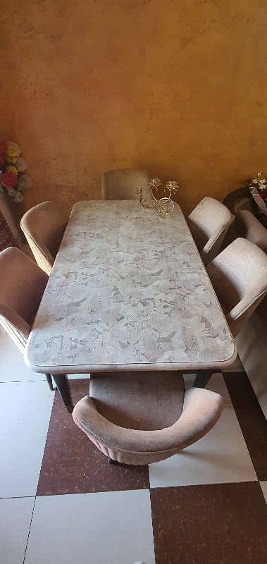 sofa set nd dining table or L shahe sofa nd table 3