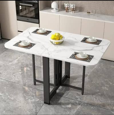 Rectangular home dining tables,space saving and folding tables