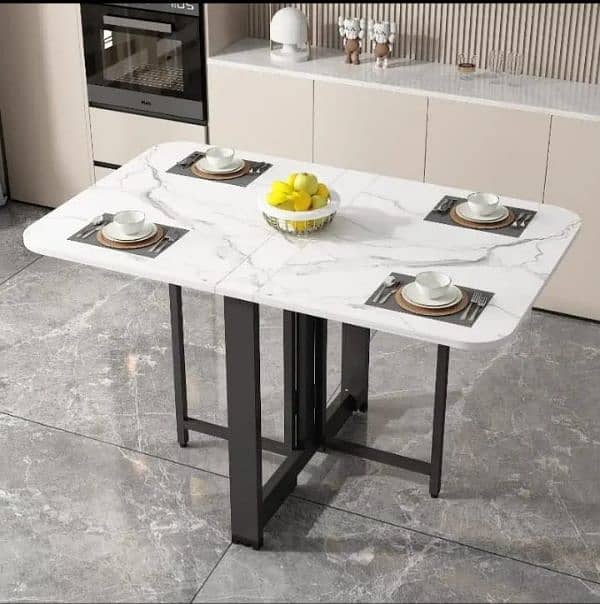 Rectangular home dining tables,space saving and folding tables 0