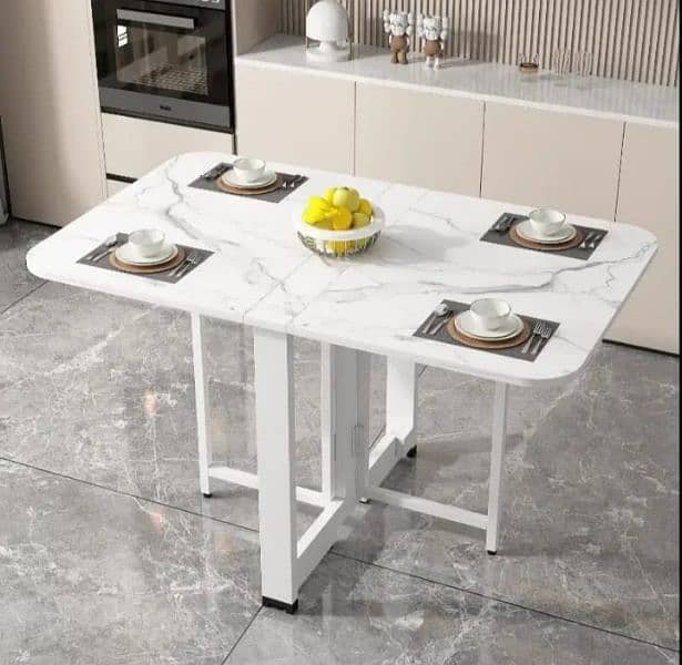 Rectangular home dining tables,space saving and folding tables 2