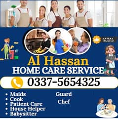 Maids / House Maids / Chef / House Cook / Baby Sitter maid available