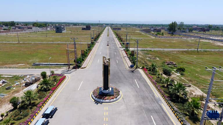10 Marla Park Facing Plot For Sale In Green Mansion Mardan 5