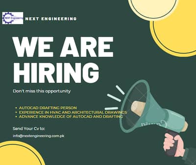 AUTOCAD DRAFTING PERSON Architectural drawing Experience