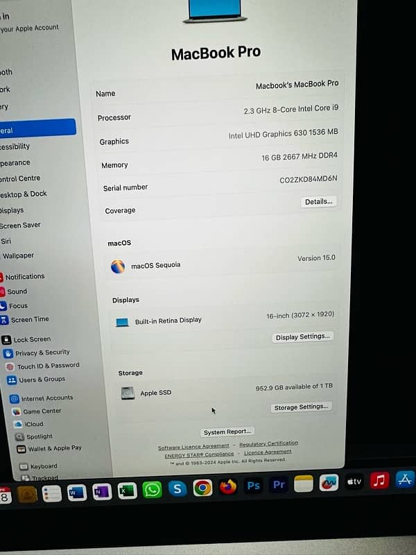 MacBook Pro 2019 – Core i9 | 16GB RAM | 1TB SSD | 4GB GPU | 16-Inch 5