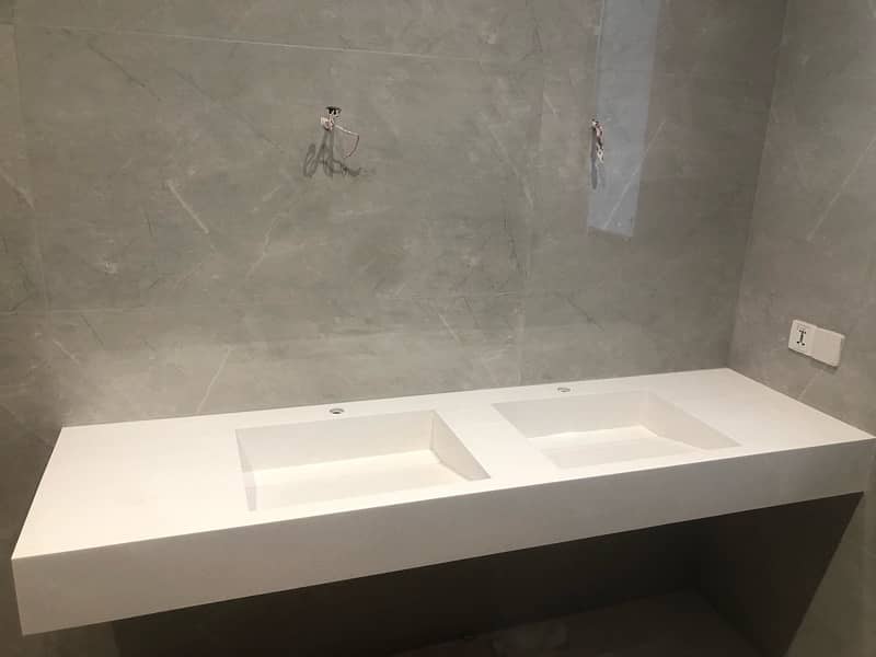 Corian vanity 11